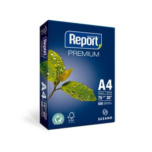 Papel Sulfite Report Premium A4 75g Branco 500 Folhas - Report