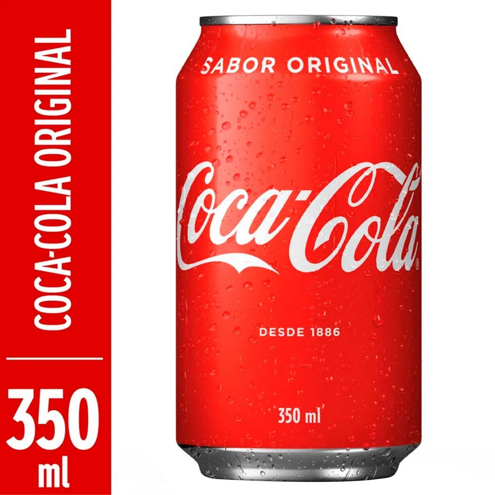 Refrigerante Original Lata 350ml 55404/ 5259 - Coca-Cola - lojasmel
