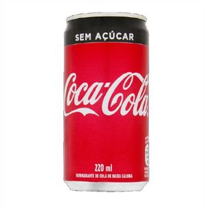 Coca-Cola Sem Açúcar Lata 220ml 56055/ 56335 - Coca-Cola