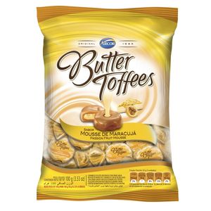 Bala Butter Toffees Mousse de Maracujá 100g - Arcor