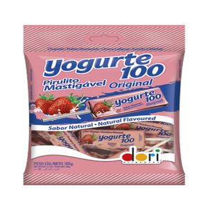 Pirulito Yogurte Mastigável 100 105g 9010995 - Dori Alimentos