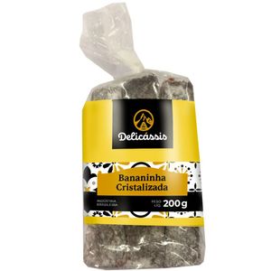Bananinha Cristalizada 200g 104000004 - Delicássis
