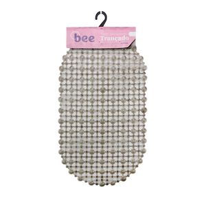 Tapete Para Banheiro Trançado Oval Sortido 35x62cm - bee