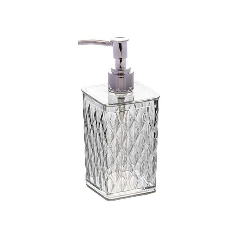 Porta_Sabonete_Liquido_Glamour_Citrino_Plástico_Cristal_285ml_-_Plasútil