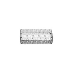 Saboneteira Glamour Plástico Cristal 2,4x10,8x7,9cm - Plasútil