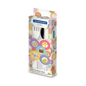 Talheres Inox para Criança 2 Peças - Tramontina