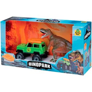Kit Dinossauro e Jipe Dino Park - Samba Toys