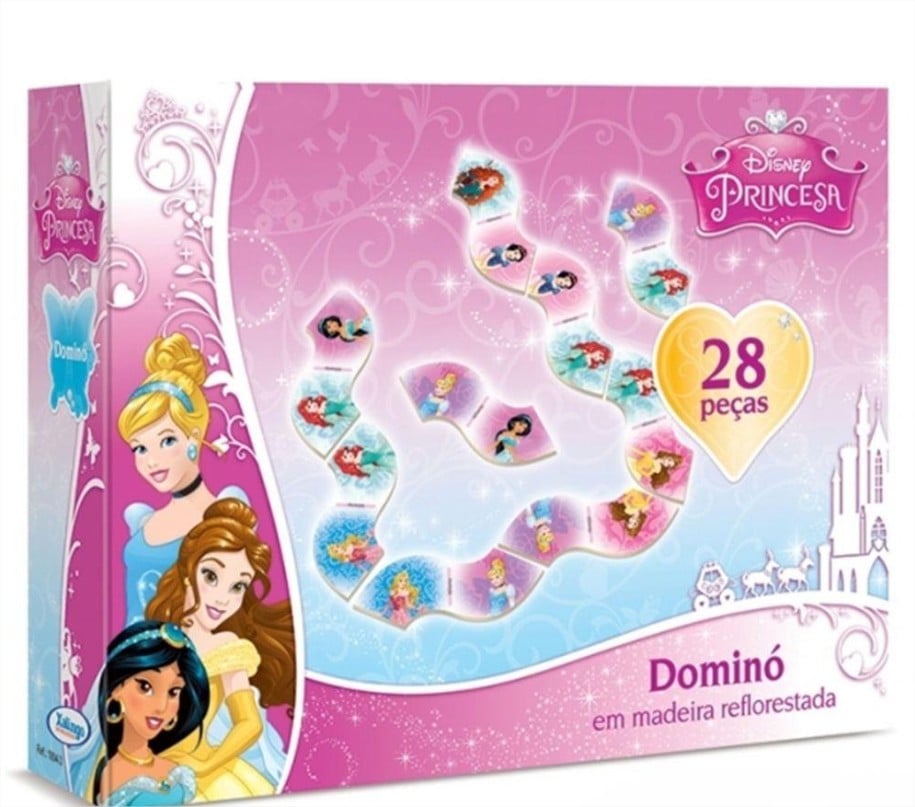 JOGO DOMINO PRINCESAS DISNEY XALINGO - Lojas Zanini