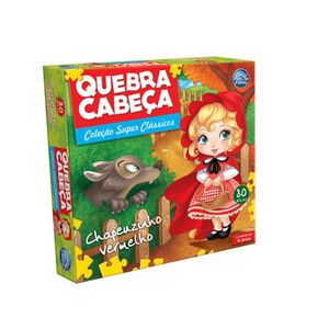 Quebra Cabeça Chapeuzinho Vermelho 80 Peças Premium - Pais E Filhos