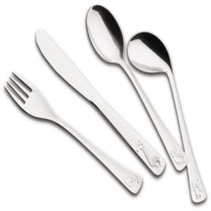 Jogo Talher Aço Inox para Crianca 4 Peças - Tramontina