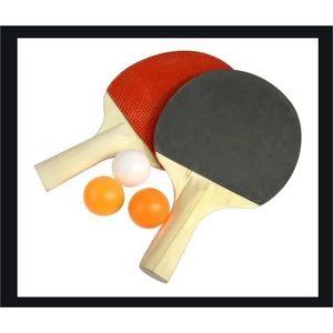 Kit Ping Pong com Raquete e Bola - Euroquadros