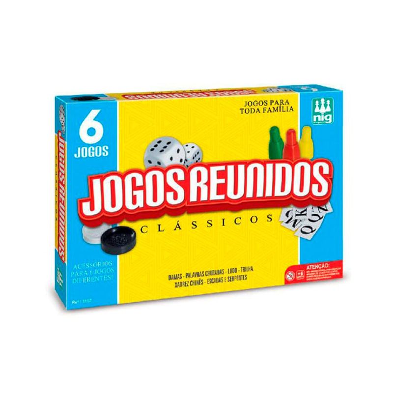 Jogo Xadrez e Dama Super Jogos - Pais e Filhos - lojasmel