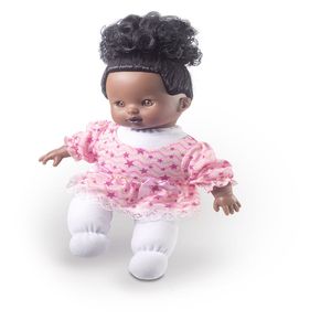 Boneca Inha Hair Soft Negra - Milk
