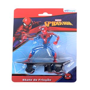 Skate Fricção Com Boneco Spiderman - Etitoys