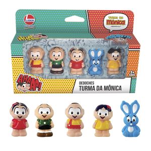 Bonecos Dedoches Turma Mônica - Líder Brinquedos