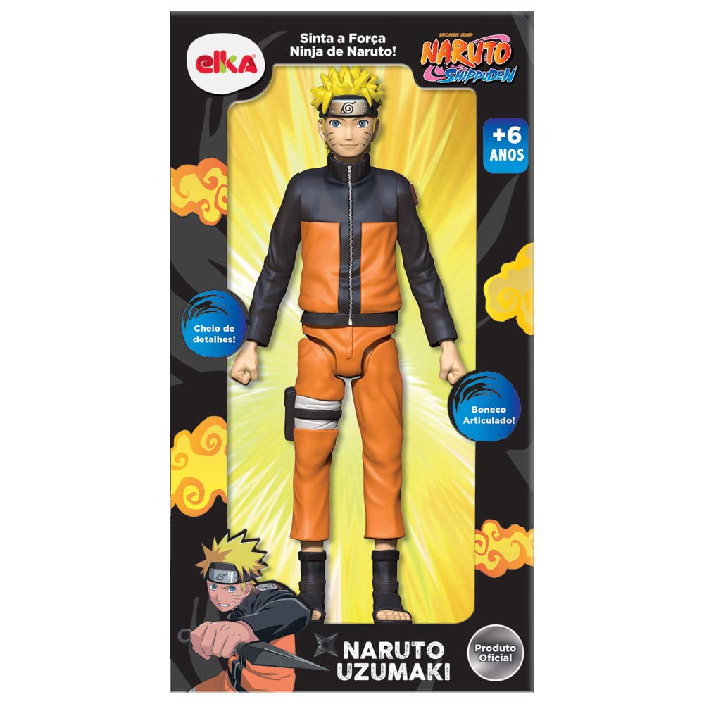 Boneco Naruto Uzumazi Chibi - Naruto Shippuden