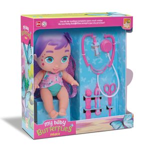 Boneca My Baby Butterflies Médica - Bee Toys