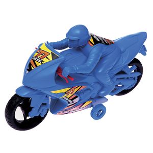 Master Moto Plástico Azul - Toymaster