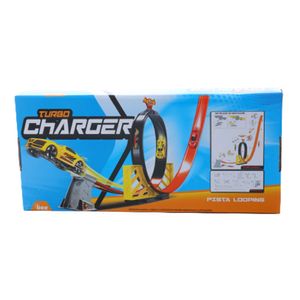 Pista Looping Turbo Charger Plástico 17 Peças - bee