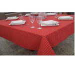 Toalha_Mesa_Colonial_Grid_140x140cm_Vermelho/Cru_Estampa_-_Bordartes