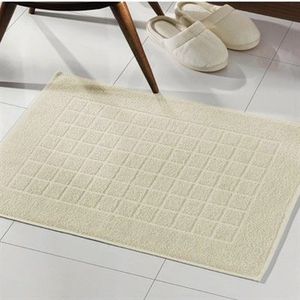 Toalha Piso Felpuda Royal II Lisa 45x70cm Bege - Dohler