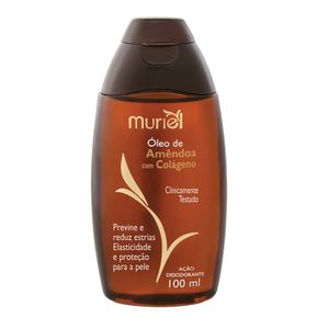 Óleo Corporal Amêndoas Com Colágeno 100ml - Muriel