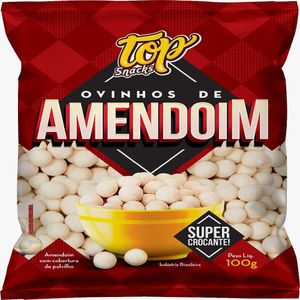 Ovinhos de Amendoim 100g 90 Top - Snacks
