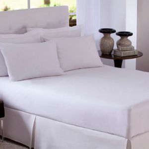 Lençol Avulso Solteiro Com Elástico Soft Touch Microfibra 100% Poliéster Branco 21x90x190cm - Arte Cazza