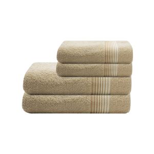 Toalha Rosto Cora Algodão Bege R2646 45x80cm - Camesa