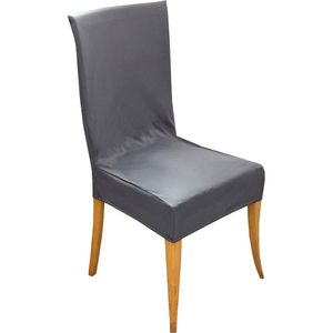 Capa Cadeira Cinza 100% Poliéster 60x50x12cm - Triade Textil