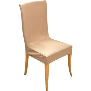 Capa Cadeira Bege 100% Poliéster 60x50x12cm - Triade Textil