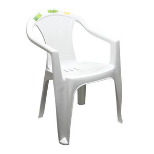 Cadeira Tambaba Com Braço Plástica Branca - Plastex