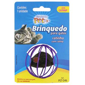 Brinquedo Para Gato Rato Globo - Western