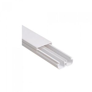 Canaleta de PVC com Divisória 20x10x2000mm com Fita Dupla Face -  Ilumi