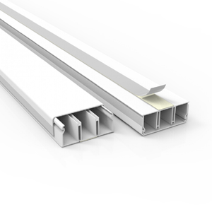 Canaleta de PVC com Divisória 40x16x2000mm com Fita Dupla Face - Ilumi