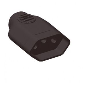 Pino Femea 10A 2P+T Preto - Ilumi