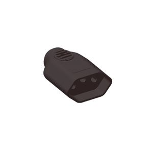 Pino Femea 20A 2P+T Preto - Ilumi
