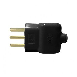 Pino Macho 20A 2P+T Preto - Ilumi