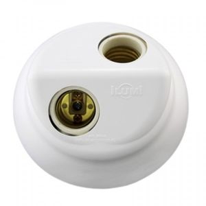 Plafon 2 lâmpadas 100W 250v - Ilumi
