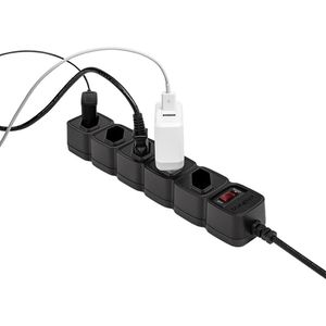 Protetor Eletrônico 5 Tomadas Preto Epe 205 - Intelbras