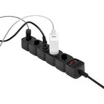 Protetor_Eletrônico_5_Tomadas_Preto_Epe_205_-_Intelbras