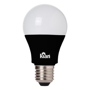 Lâmpada Led Bulbo A 9w Luz Negra Bivolt E27 - Kian