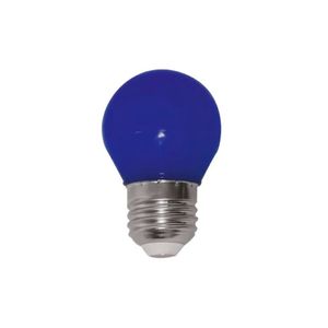 Lâmpada Led Bolinha E27 1-3w Vidro Azul Bivolt - Kian