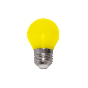 Lâmpada Led Bolinha E27 1-3w Vidro Amarelo Bivolt - Kian
