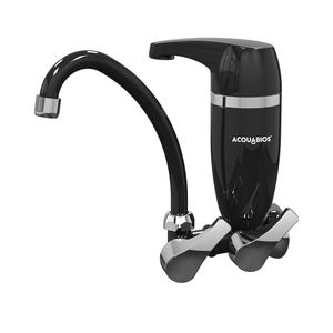 Filtro Acqua Premium Preto Com Cromado - Acquabios