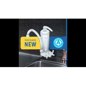 Filtro Bica Móvel Parede New Preta - Acquabios