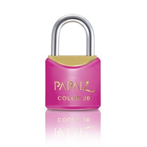 Cadeado Colorido Line CR20 Rosa  Papaiz