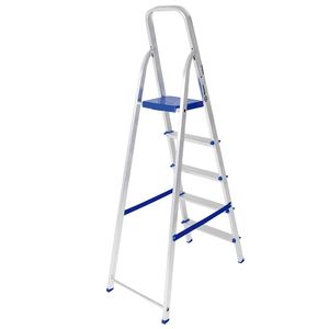 Escada Alumínio 5 Degraus  - Mor