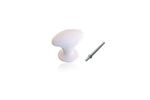 Puxador_Oval_Grande_Branco_com_2_Peças_-_Indart