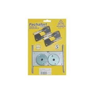 Trava Segurança Dupla F2000 Inox Polido - Aliança